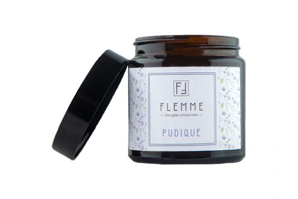 Pudique - Flemme Bougie artisanale naturelle parfumée